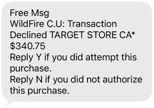 Fraudulent Text